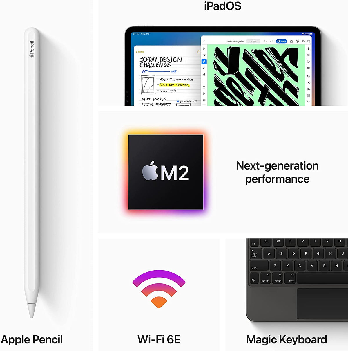 Apple iPad Pro 12.9-inch (6th Generation): with M2 chip, Liquid Retina