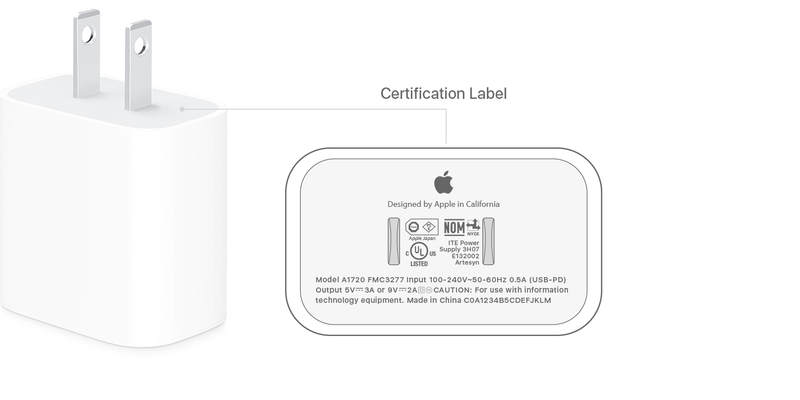 Apple USB-C 18W Power Adapter