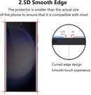 Screen Protector for Samsung Galaxy S23 Ultra- Full Screen Privacy Screen Protector, 3D Tempered Glass Film, 9H Hardness Anti-Peeping