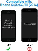 iPhone SE 2016 -CLEAR - Glass Protection (Not for 2022/2020)