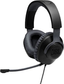 JBL Quantum 100 - Wired Over-Ear Gaming Headphones - Black
