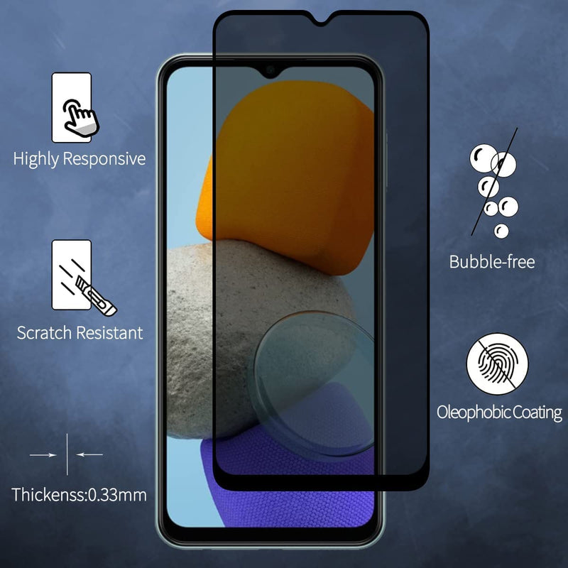 nti-Spy Screen Protector for Samsung Galaxy A40 - Full Screen Privacy Screen Protector, 3D Tempered Glass Film, 9H Hardness Anti-Peeping Full Coverage Protector Anti Scratch