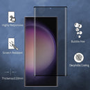 Screen Protector for Samsung Galaxy S23 Ultra- Full Screen Privacy Screen Protector, 3D Tempered Glass Film, 9H Hardness Anti-Peeping