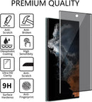 Samsung Galaxy S10 PLus - PRIVACY - Screen Protector Tempered Glass (Anti-Spy 3D Curve Edge 9H Hardness Tempered Glass)