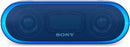Sony XB20 Portable Wireless Speaker with Bluetooth, Blue