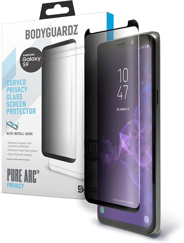 Samsung Galaxy S9 - PRIVACY - Tempered Glass Protection