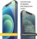 iPhone 12 - CLEAR - Glass Protection