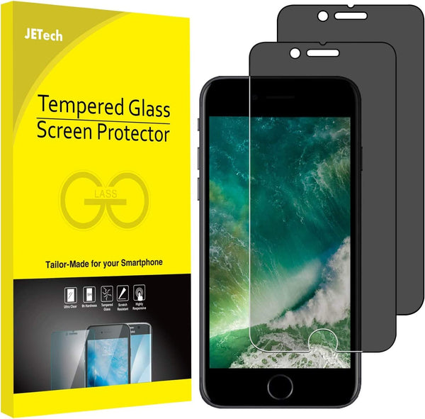 Privacy Screen Protector for iPhone 8 and iPhone 7,  Anti-Spy Tempered Glass Film